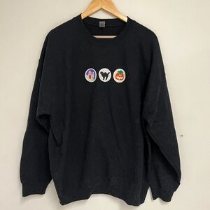 halloween sugar cookies embroider sweatshirt